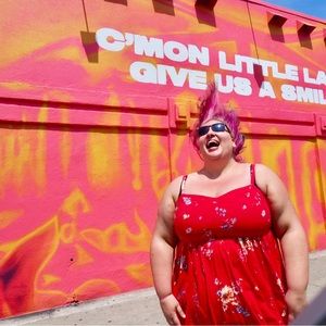 Torrid 3X red spaghetti strap dress